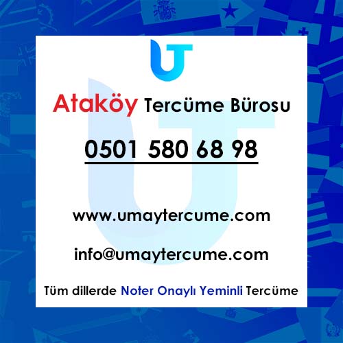 ataköy yeminli tercüme bürosu
