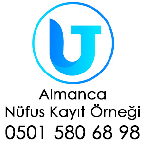 nüfus kayıt örneği almanca tercümesi