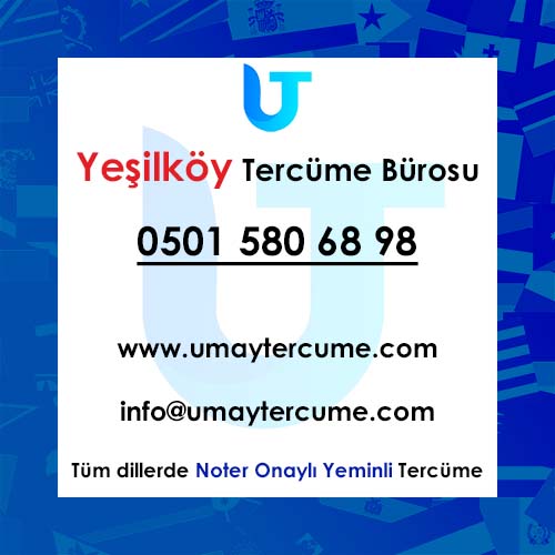 yeşilköy yeminli tercüme bürosu